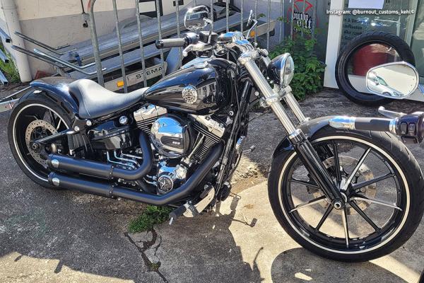 PENZL AUSPUFFANLAGE FÜR - Harley-Davidson - Softail Rocker (FXCW) - Motor TC96 - Baujahr 2007 bis 2011
