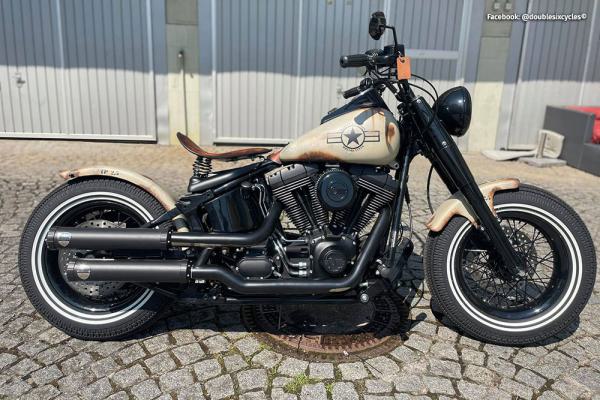 PENZL AUSPUFFANLAGE FÜR - Harley-Davidson - CVO Fat Boy (FLSTFSE)   - Motor TC 103 / TC110 - Baujahr 2005 bis 2006