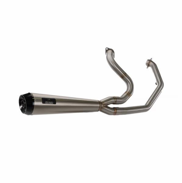 Malparidos  2-1 exhaust system in Stainless Steel - für Harley Davidson M8 Touring 2017 - 2024 EURO4 Euro5 Auspuffanlage ECE-Typgenehmigung