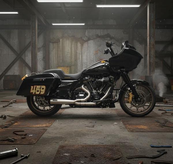 Malparidos  2-1 exhaust system in Stainless Steel - für Harley Davidson M8 Touring 2017 - 2024 EURO4 Euro5 Auspuffanlage ECE-Typgenehmigung