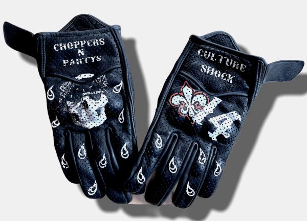 CnP Leder Motorradhandschuhe aus echtem Leder