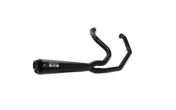 Malparidos  2-1 exhaust system in Matte Black - für Harley Davidson M8 Touring 2017 - 2024 EURO4 Euro5 Auspuffanlage ECE-Typgenehmigung