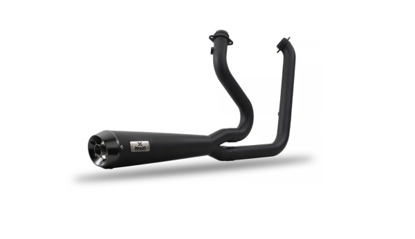 Malparidos  2-1 exhaust system in Stainless Steel Matte black Cerakote - für Harley Davidson 99-05 5-sp Dyna 88" (1450cc) models (NU) Euro 2/3 Auspuffanlage ECE-Typgenehmigung
