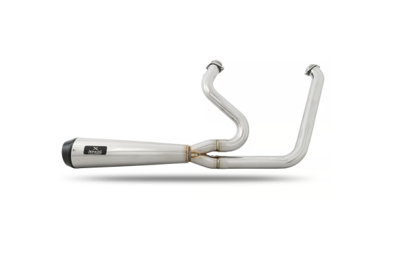 Malparidos  2-1 exhaust system in Stainless Steel Polished finish - für Harley Davidson 06-16 6-sp Dyna up to 110" (NU) Euro 3 Auspuffanlage ECE-Typgenehmigung