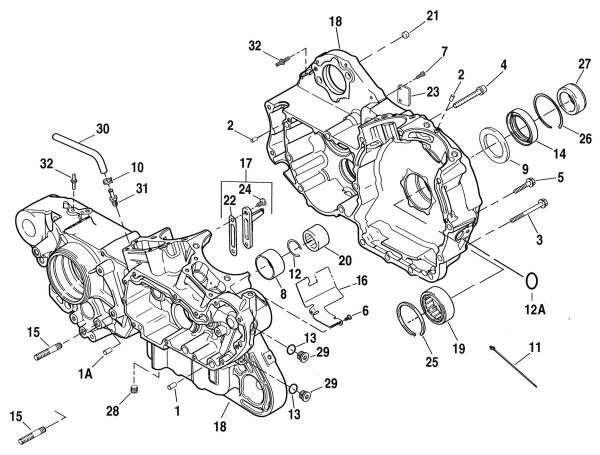 LOWER END ERSATZTEILE FÜR XL 1977-1990 - S&S CYCLE