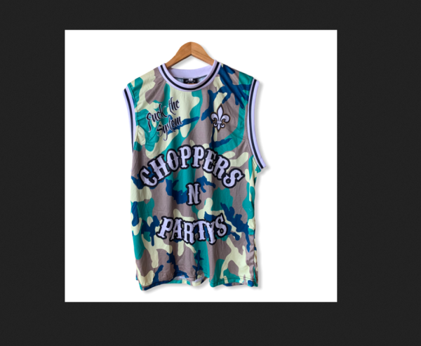 CnP Choppers n Partys Basketball Trikot Camouflage