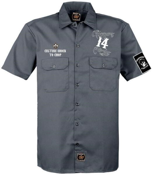 Choppers n Partys Grey for 14  Hemd