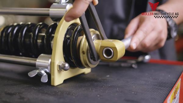 Federbeinpresse für Montage Tieferleger