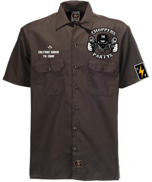 Choppers n Partys Brown  for Pistols  Hemd