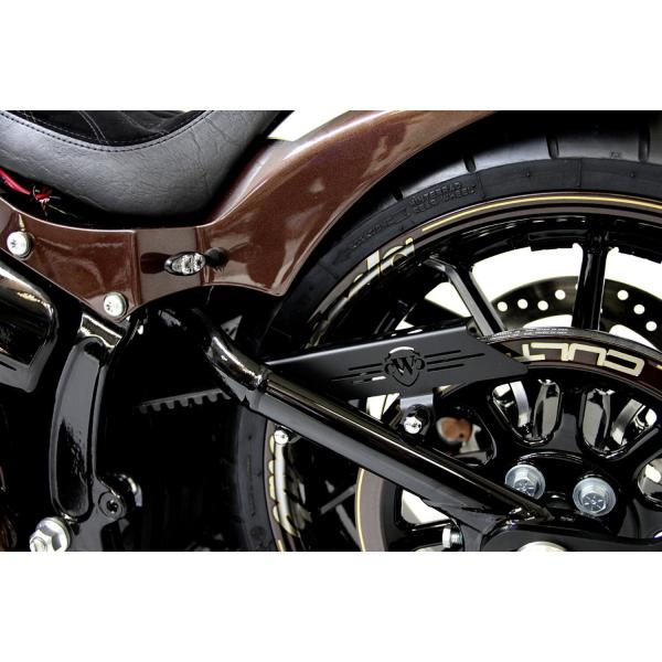 Cult-Werk oben Riemenschutz. schwarz – 08-17 Softail (NU)