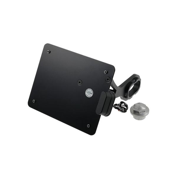 Cult-Werk, side mount license plate bracket, black. Austria