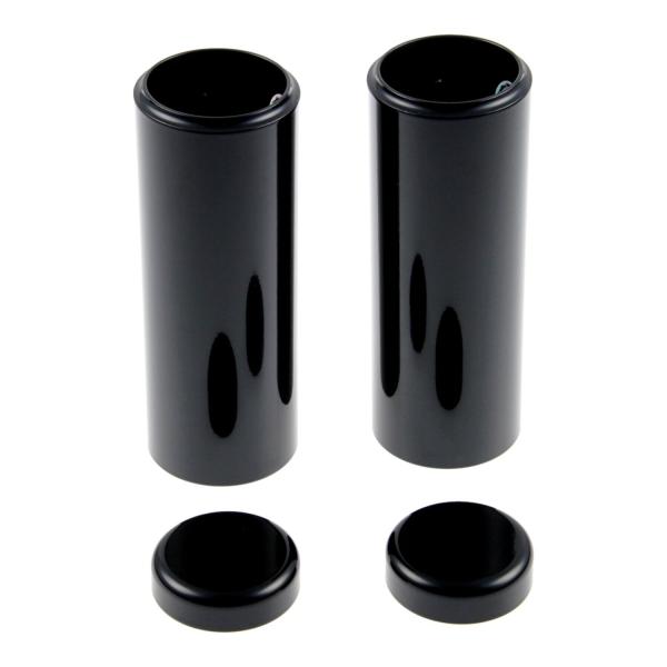Cult-Werk 4-teilig Gabelrohr-Abdeckungsset, glänzend schwarz – 16-22 XL1200X Forty Eight; 18-20 (NU) XL1200XS Forty Eight Special