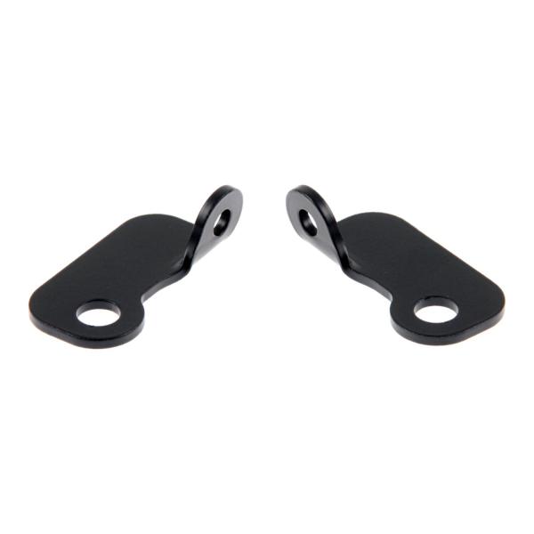 Cult-Werk Blinker Halterung set. vorne. schwarz – 16-22 XL Sportster (NU)