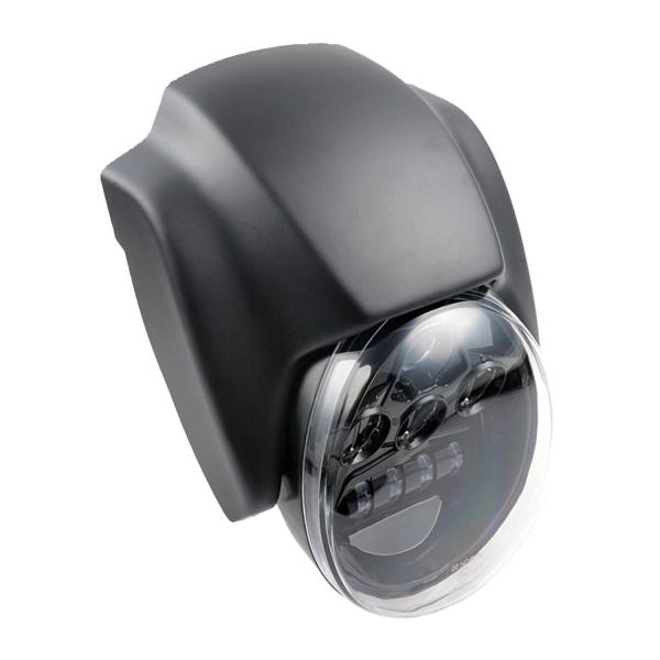 Cult-Werk LED headlamp Set. Night Rod style. mattschwarz – 13-17 Softail FXSB Breakout (NU)