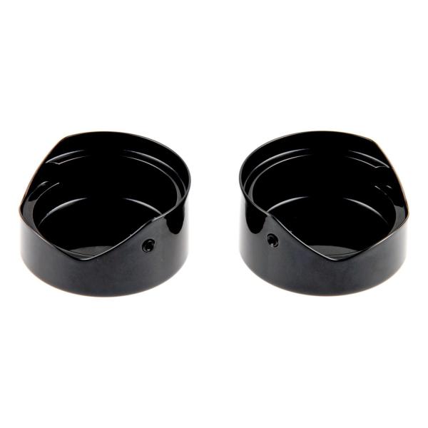 Cult-Werk 2-teilig fork tube cap bolt Abdeckungsset. schwarz, logo – 18-26 Softail Breakout: 18-19 (NU) FXBR Breakout 107; 18-22 (NU) FXBRS Breakout 114; 23-24 (NU) FXBR Breakout 117; 25-26 FXBR Breakout 117
