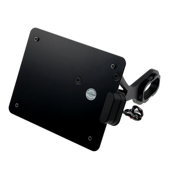 Cult-Werk, side mount  license plate bracket black, Austria