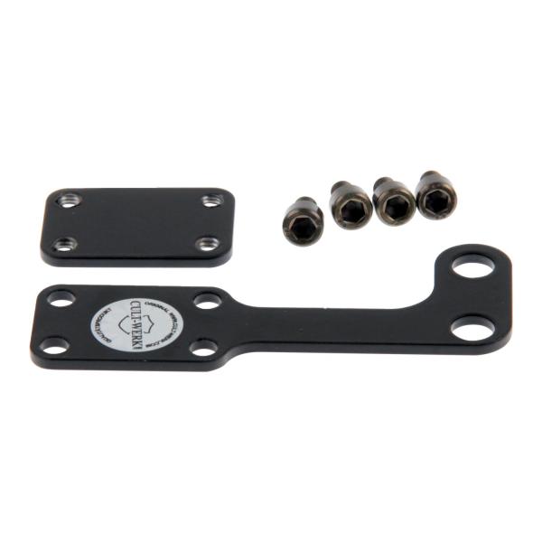 Cult-Werk ignition coil relocation Halterung Set. schwarz – 06-22 XL Sportster (NU)