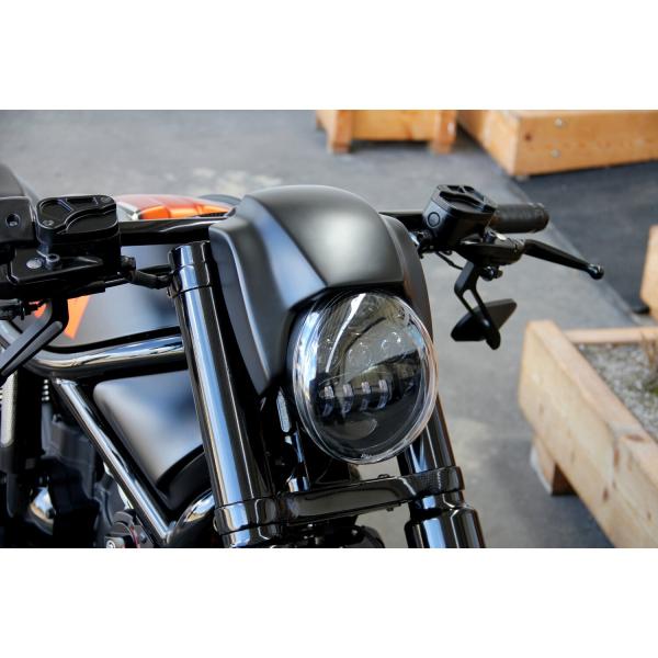 Cult-Werk Scheinwerfermaske ''New Night Rod''. mattschwarz – 02-11 V-Rod & Night Rod (NU)