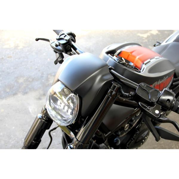 Cult-Werk Scheinwerfermaske ''New Night Rod''. mattschwarz – 02-11 V-Rod & Night Rod (NU)