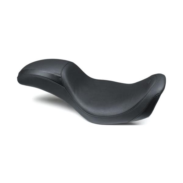Mustang, Hightail Fastback 2-up seat, Hightail Fastback 2-Sitzer Sitz für Harley Davidson 06–17 Dyna (außer 14–17 FXDF Fat Bob-Modelle)