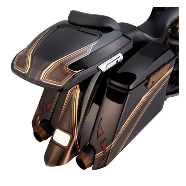 Arlen Ness, Tour Pack für Harley Davidson Tourer 14–24 FLT/Touring mit dem entsprechenden OEM- oder Aftermarket-Riegel, Docking- und Montagesatz Street Glide, Road Glide, Road King