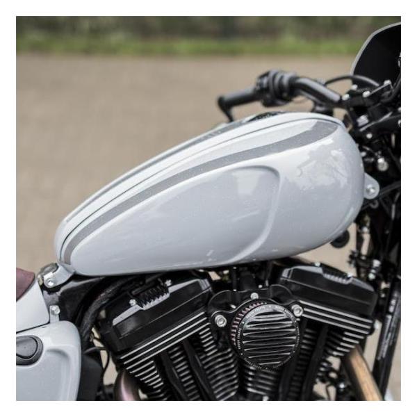 Killer Custom, 'Teardrop' Gas Tank Cover & Dash Panel Kit - Tank für Harley-Davidson® Alle XL Sportster mit 4,5-Gallonen-Tanks