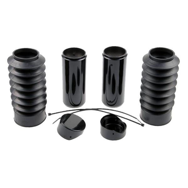 Cult-Werk 6-teilig Gabelrohr-Abdeckungsset. glänzend schwarz – 18-26 Softail Breakout: 18-19(NU)FXBR Breakout 107; 20-22(NU)FXBRS Breakout 114; 23-26 FXBR Breakout 117
