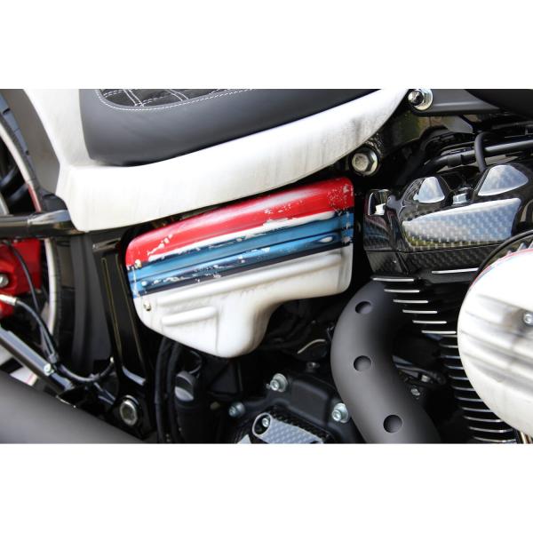 Cult-Werk Seitenabdeckung set ''Racing''. glänzend schwarz – 18-24 Softail with air ride systems