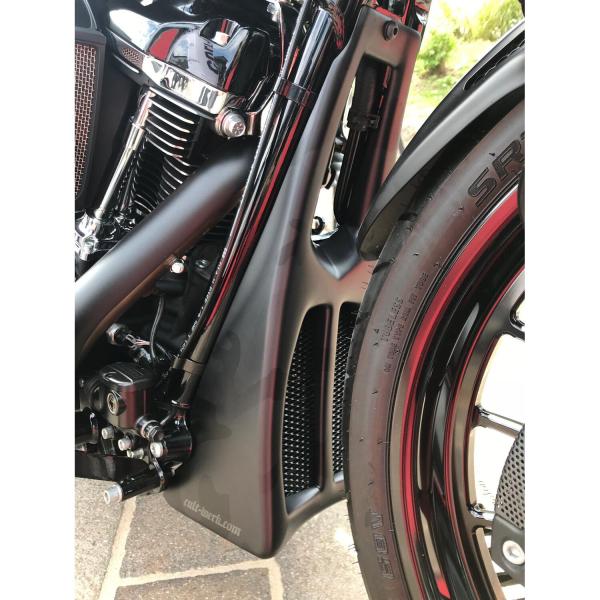 Cult-Werk bug spoiler ''Custom''. glänzend schwarz – 17-25 FLT/Touring (excl