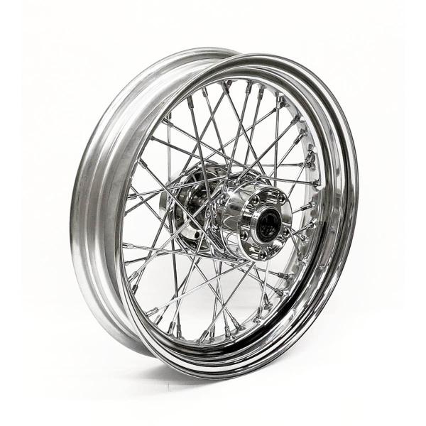 3.00 x 16 Hinterrad 40 Speichen verchromt – 97-99 FXST, FLST; 97-99 FXD, FXDWG, 97-99 XL Sportster