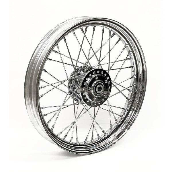 2.50 x 19 front wheel 40 spokes chrome – 78-83 FXR/FX/XL Sportster