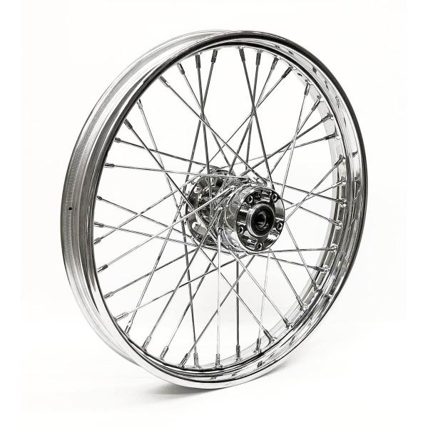 2.15 x 21 front wheel 40 spokes chrome – 84-99 FXST; 97-99 FXDWG