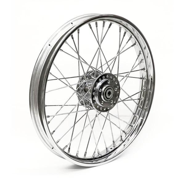 2.15 x 21 Vorderrad 40 Speichen verchromt – 78-83 FX, XL Sportster mit zwei Bremsscheiben