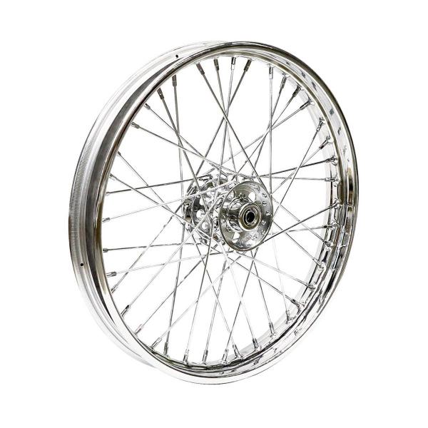 2.15 x 21 front wheel 40 spokes chrome – 67-72 FL (NU)