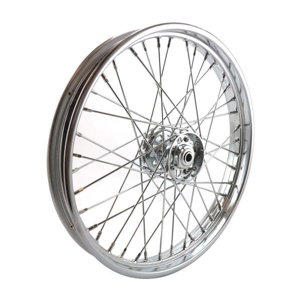 2.15 x 21 front wheel 40 spokes chrome – 36-66 FL (NU)