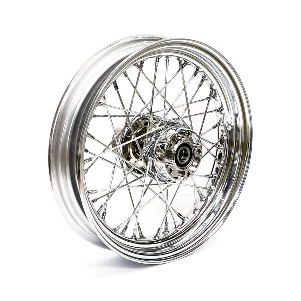 3.00 x 16 Hinterrad 40 Speichen verchromt – 08-20 XL Sportster (ohne ABS)