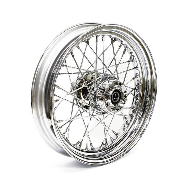 3.00 x 16 Hinterrad 40 Speichen verchromt – 08-20 XL Sportster (ohne ABS)