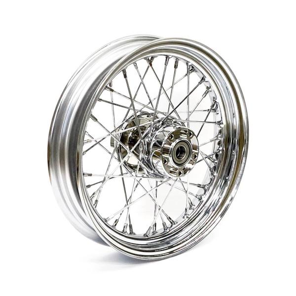 3.00 x 16 Vorderrad 40 Speichen verchromt – 08-17 FLT/Touring; FLHT, FLHR, FLTR, FLHX (ABS)