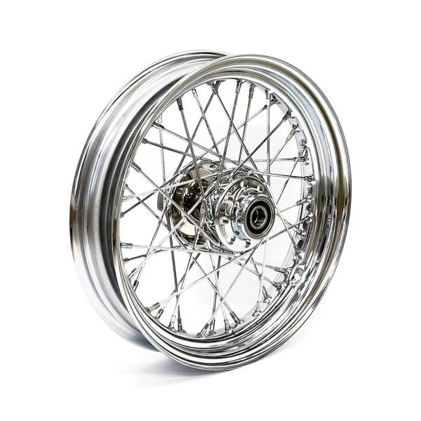 3.00 x 16 front wheel 40 spokes chrome – 12-17 FLST/C/F/N (ABS)