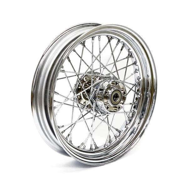 3.00 x 16 front wheel 40 spokes chrome – 12-17 FLST/C/F/N (ABS)