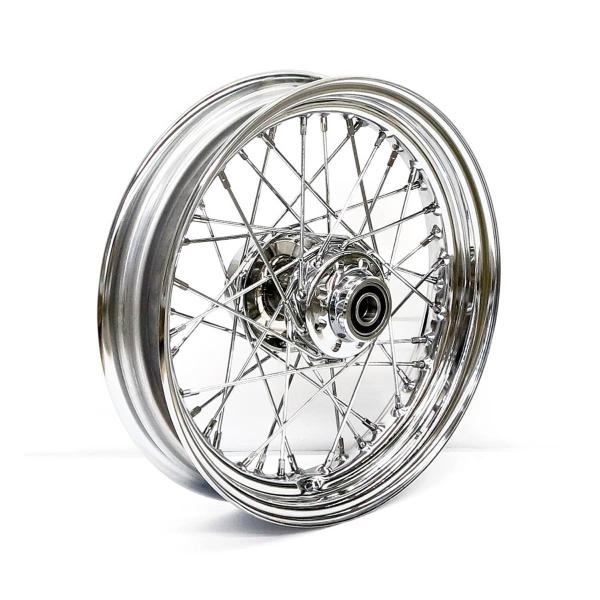 3.00 x 16 Vorderrad 40 Speichen verchromt – 07-17 FLST/C/F/N (ohne ABS) (NU)