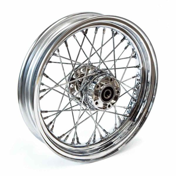 3.00 x 16 front wheel 40 spokes chrome – 00-06 FLST/C/F/N (NU)
