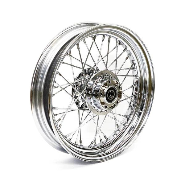 3.00 x 16 front wheel 40 spokes chrome – 14-20 XL1200C/X (no ABS)