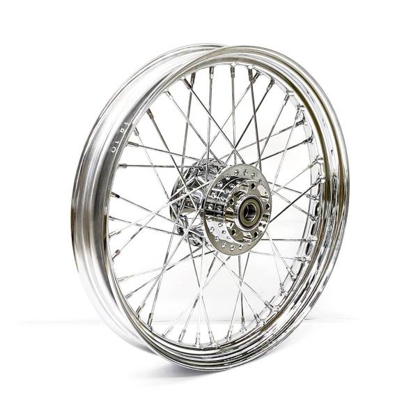 2.50 x 19 front wheel 40 spokes chrome – 12-17 Dyna (NU)