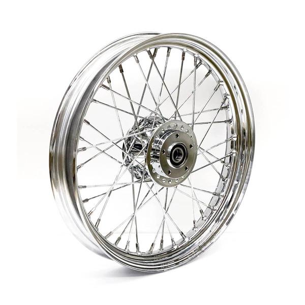 2.50 x 19 front wheel 40 spokes chrome – 08-10 XL Sportster (NU)
