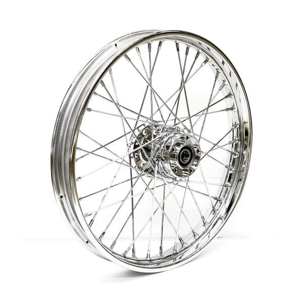 2.15 x 21 front wheel 40 spokes chrome – 08-11 FXST,FLST/F,FXDWG (No ABS) (NU)