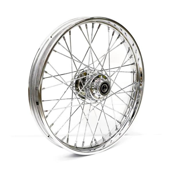 2.15 x 21 front wheel 40 spokes chrome – 08-11 FXST,FLST/F,FXDWG (No ABS) (NU)