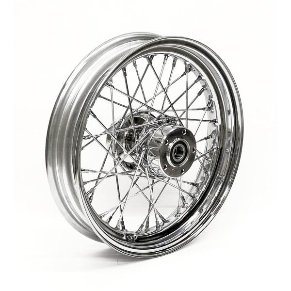 3.00 x 16 front wheel 40 spoke chrome – 00-07 FLT/Touring (NU)