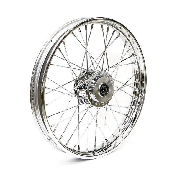 2.15 x 21 Vorderrad 40 Speichen verchromt – 08-20 XL Sportster ABS (ausgenommen. 11-20 XL883L, 883R, 1200X/T) (ABS)
