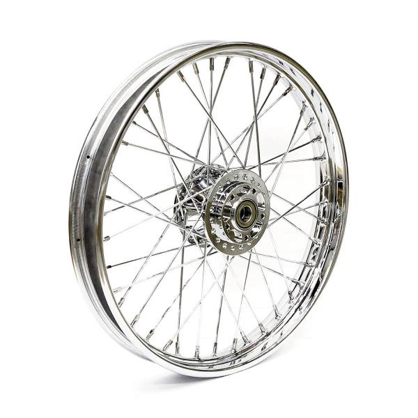 2.15 x 21 Vorderrad 40 Speichen verchromt – 08-20 XL Sportster ABS (ausgenommen. 11-20 XL883L, 883R, 1200X/T) (ABS)